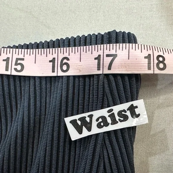 NWT SIZE L HYFVE Ribbed Blue Skirt Set - Picture 11 of 13